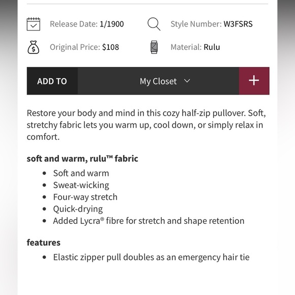 Lululemon 🍋 Ready to Rulu Butternut Brown Jacket - Picture 9 of 9